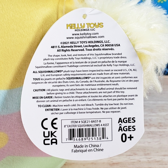 Squishmallow Aimee the Chick inside Egg 8" UltraSoft Stuffed Easter Plush NWT - Picture 12 of 12